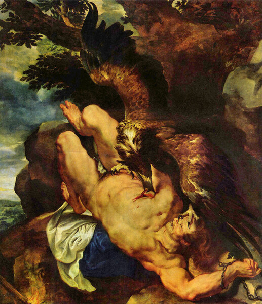Prometheus bound by Rubens